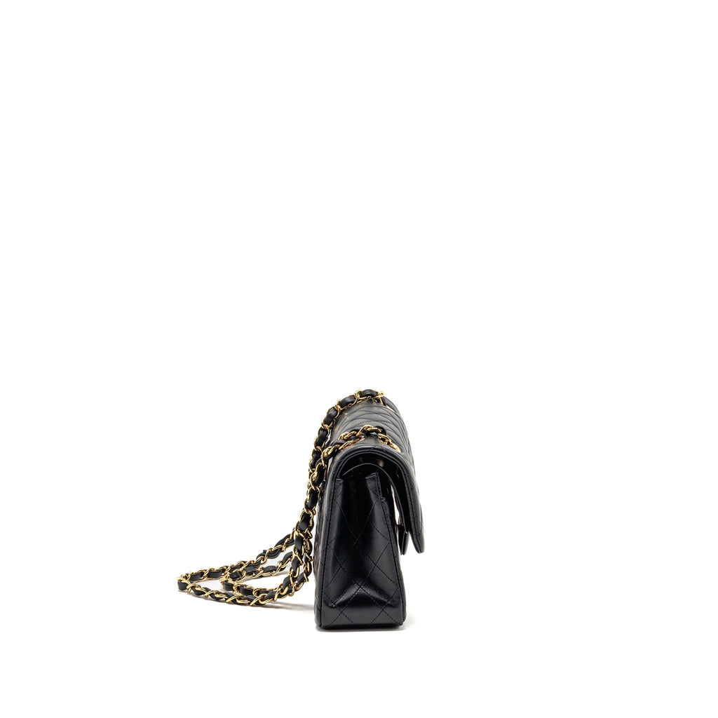 chanel-small-classic-double-flap-bag-lambskin-black-ghw-2