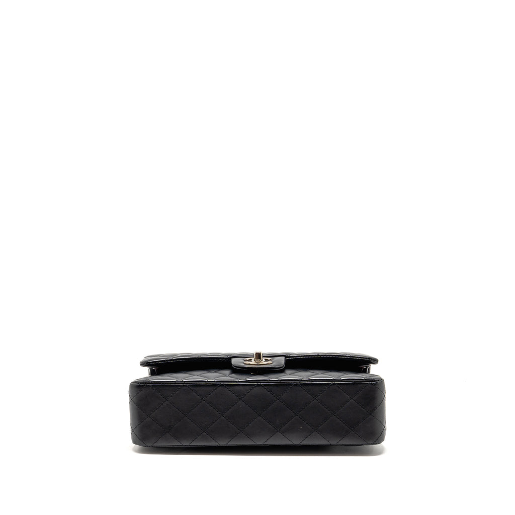 chanel-medium-classic-double-flap-bag-lambskin-black-shw-1