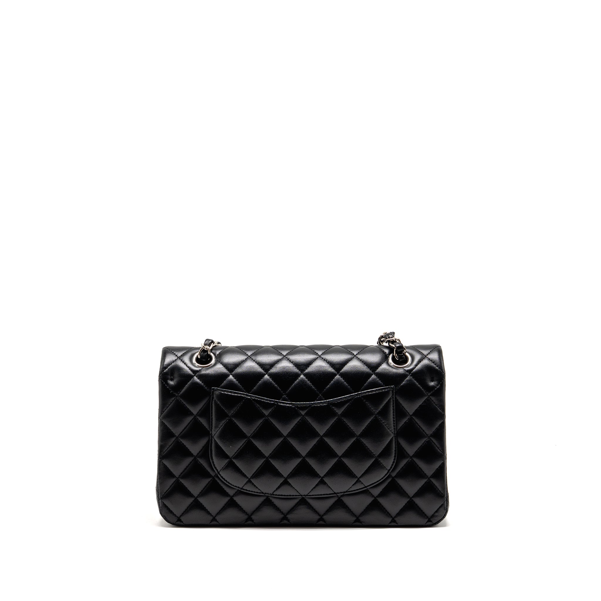 chanel-medium-classic-double-flap-bag-lambskin-black-shw-1