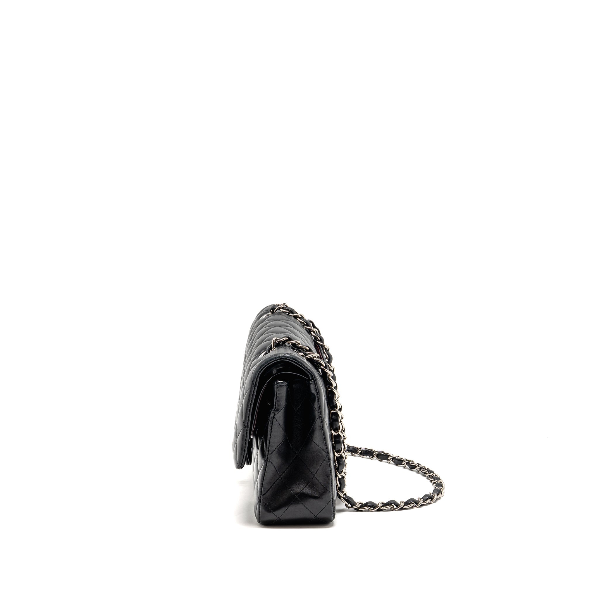 chanel-medium-classic-double-flap-bag-lambskin-black-shw-1