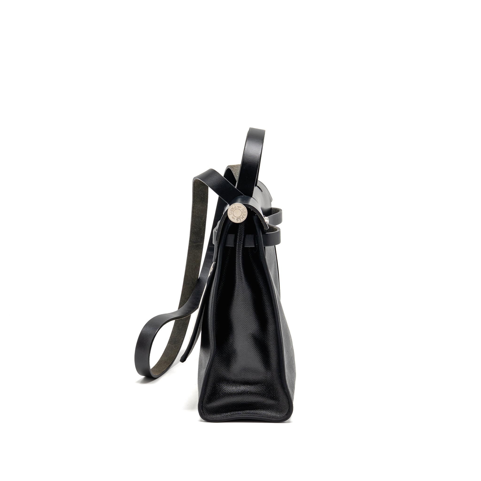 hermes-herbag-31-zip-bag-berline-canvas-hunter-leather-black-ecru-black-shw-stamp-d