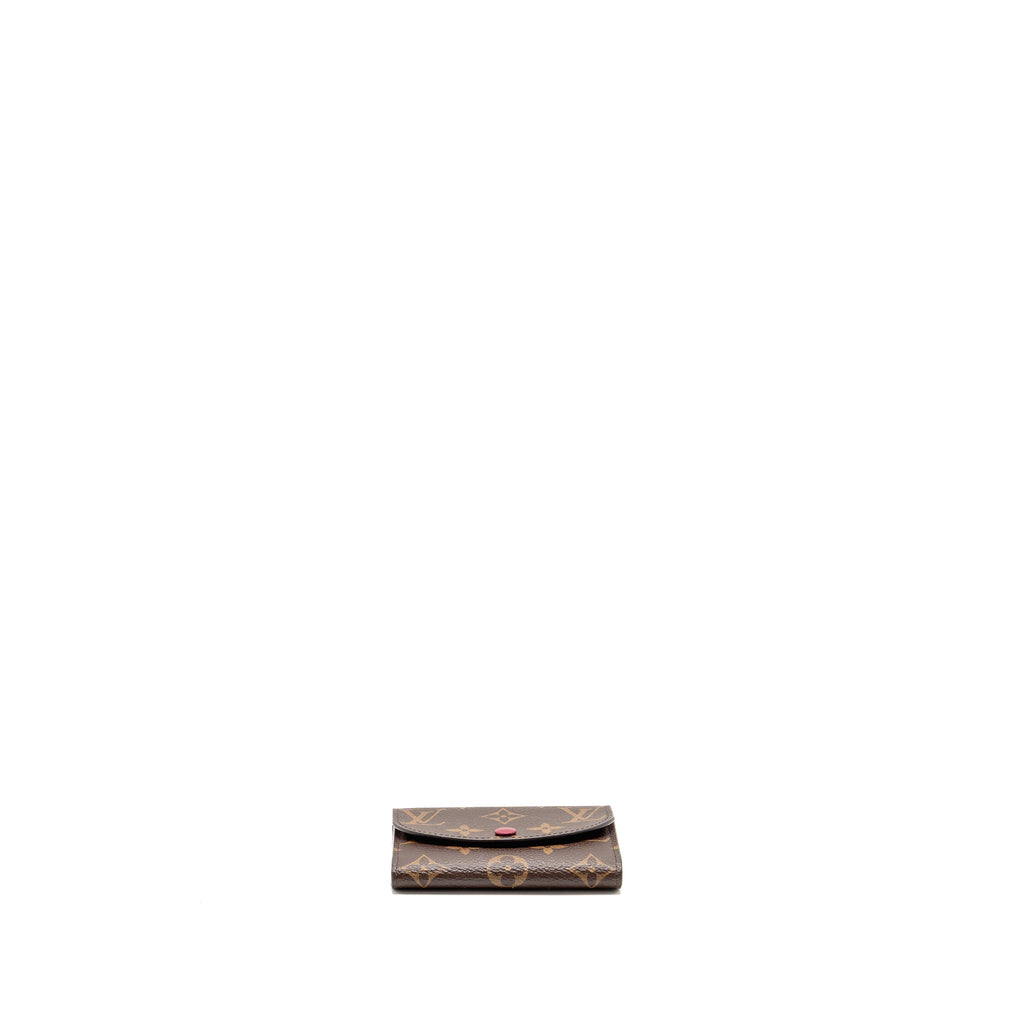 louis-vuitton-rosalie-coin-purse-monogram-canvas-fuchsia-key-pouch-damier-ebene-ghwsell-in-a-set