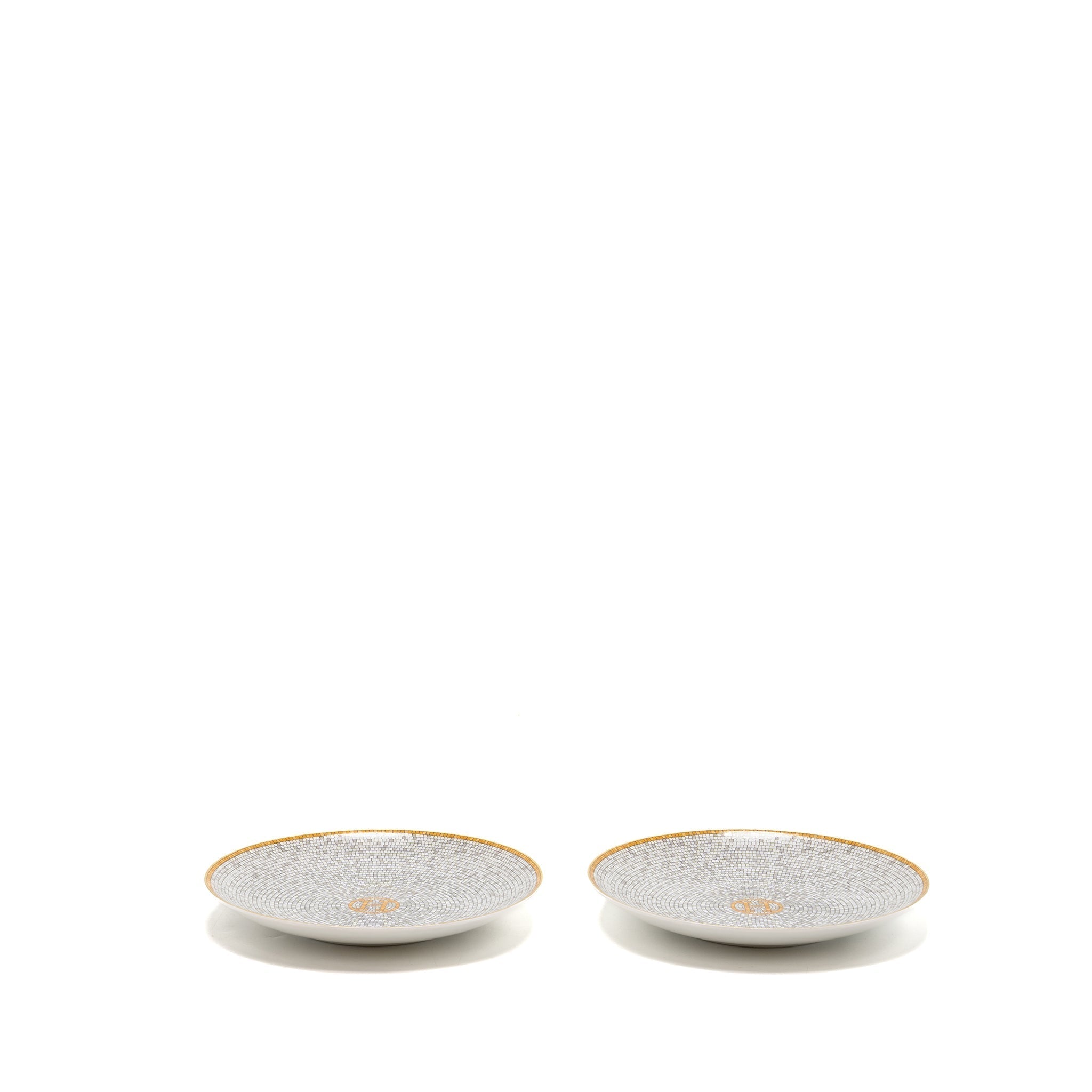 hermes-mosaique-au-24-gold-bread-and-butter-plates-2-in-a-set