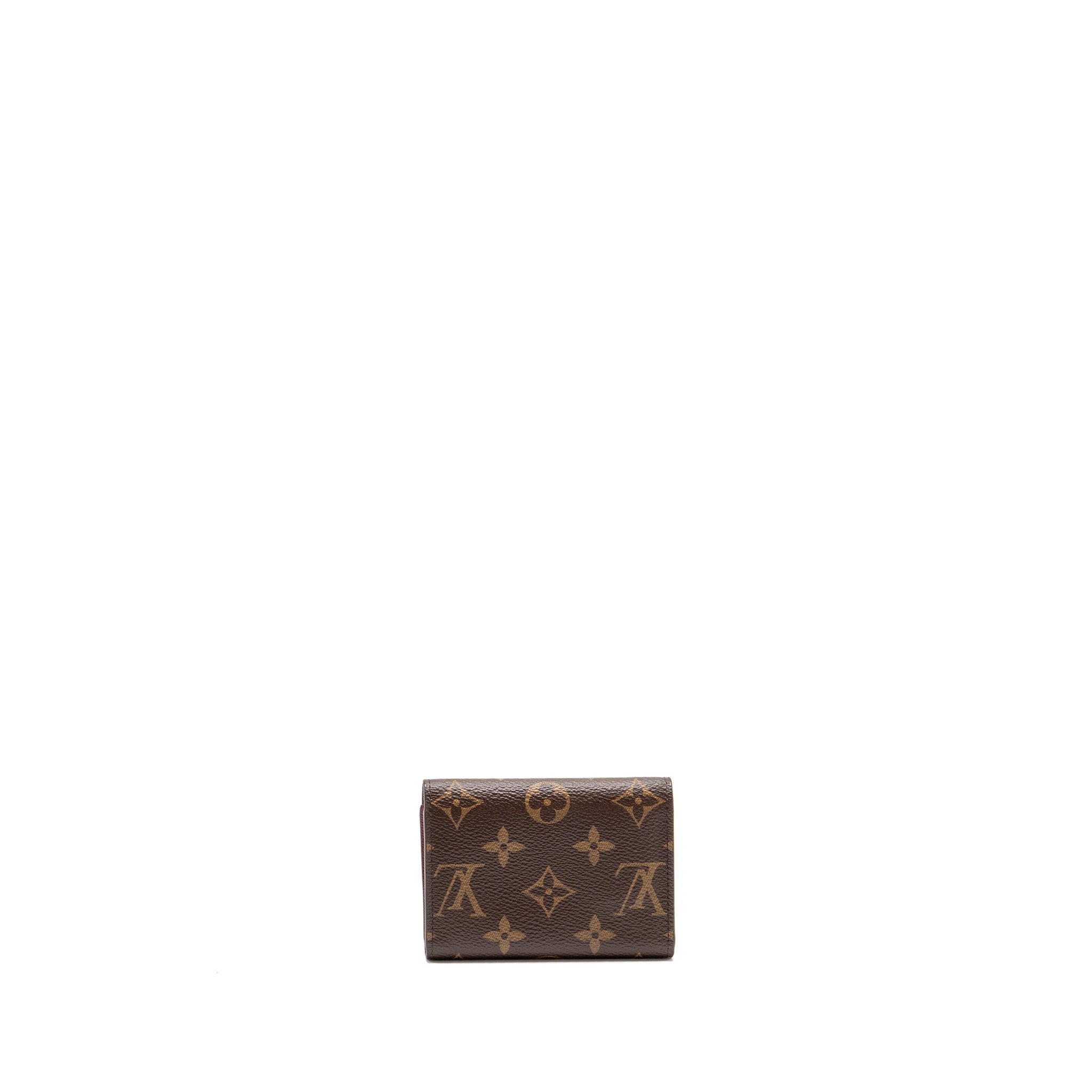 louis-vuitton-rosalie-coin-purse-monogram-canvas-fuchsia-key-pouch-damier-ebene-ghwsell-in-a-set