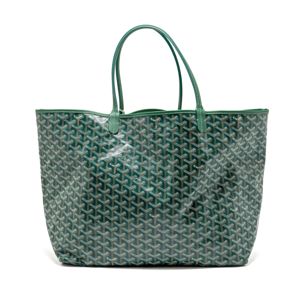 goyard-saint-louis-gm-tote-goyardine-canvas-calfskin-green-shw