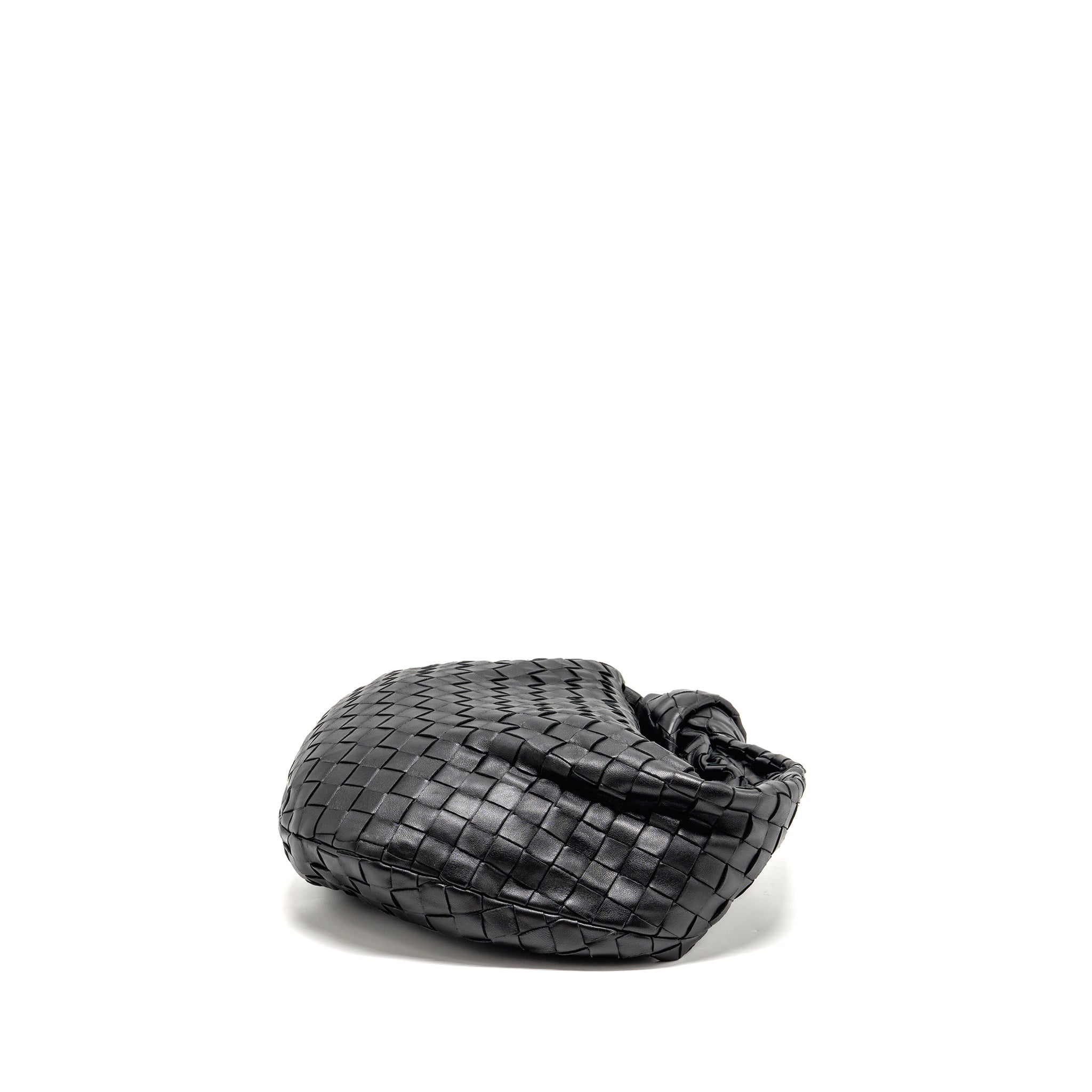 bottega-veneta-small-jodie-lambskin-black-shw-1