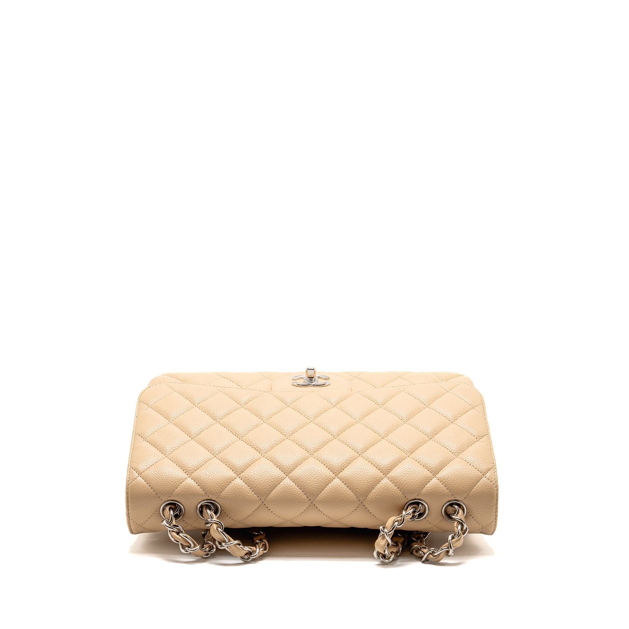 chanel-jumbo-classic-single-flap-bag-caviar-beige-shw