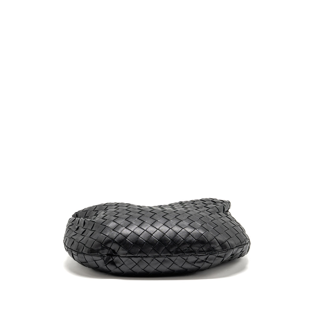 bottega-veneta-small-jodie-lambskin-black-shw-1