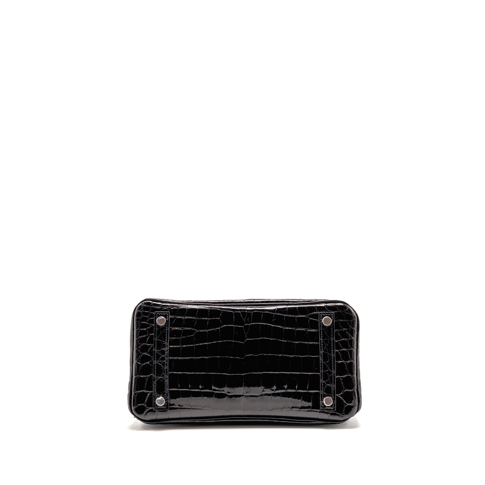 hermes-birkin-25-crocodile-niloticus-black-shw-stamp-k