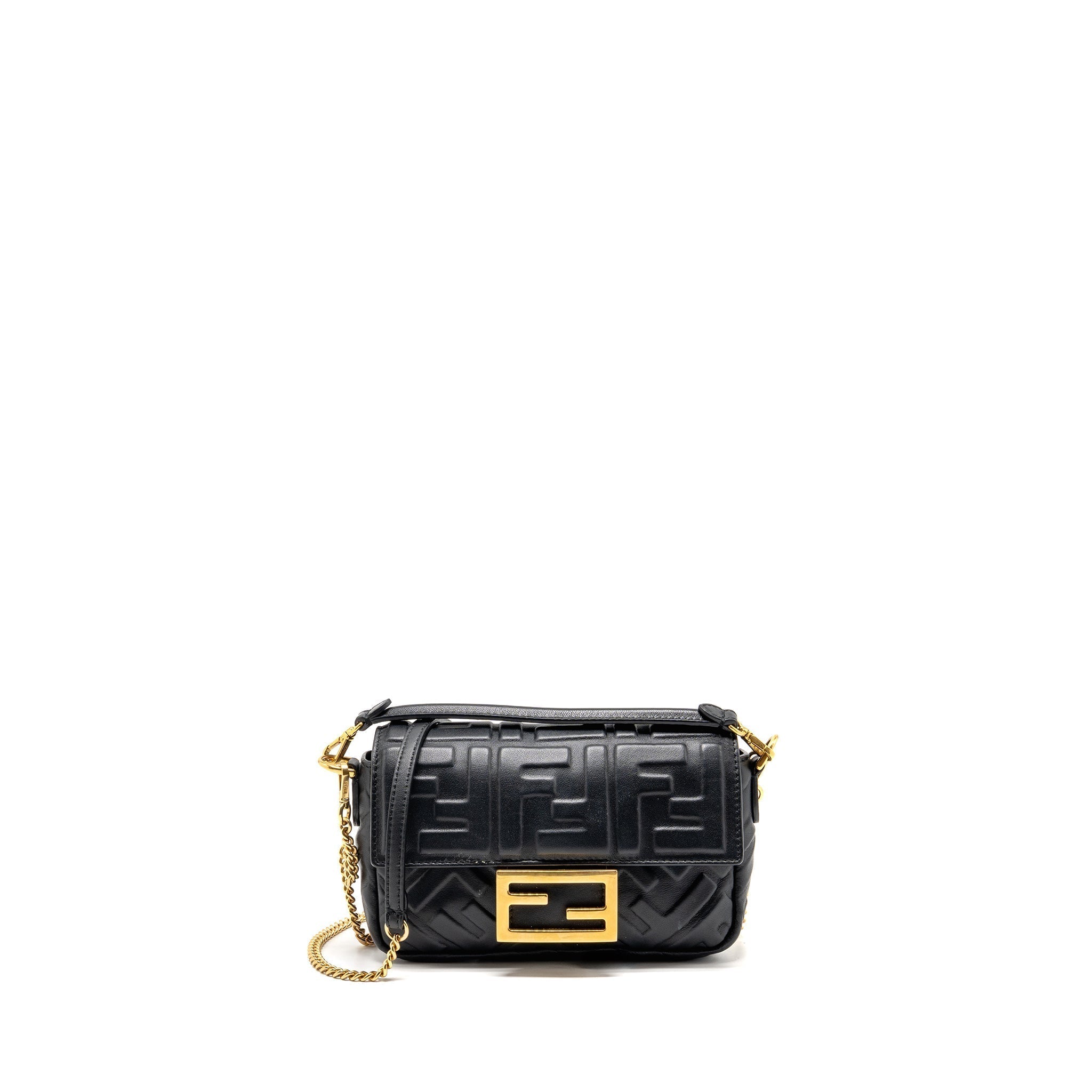 fendi-mini-baguette-bag-ff-motif-lambskin-black-ghw