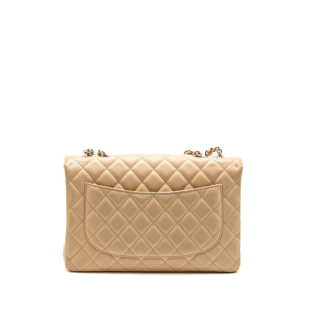 chanel-jumbo-classic-single-flap-bag-caviar-beige-shw