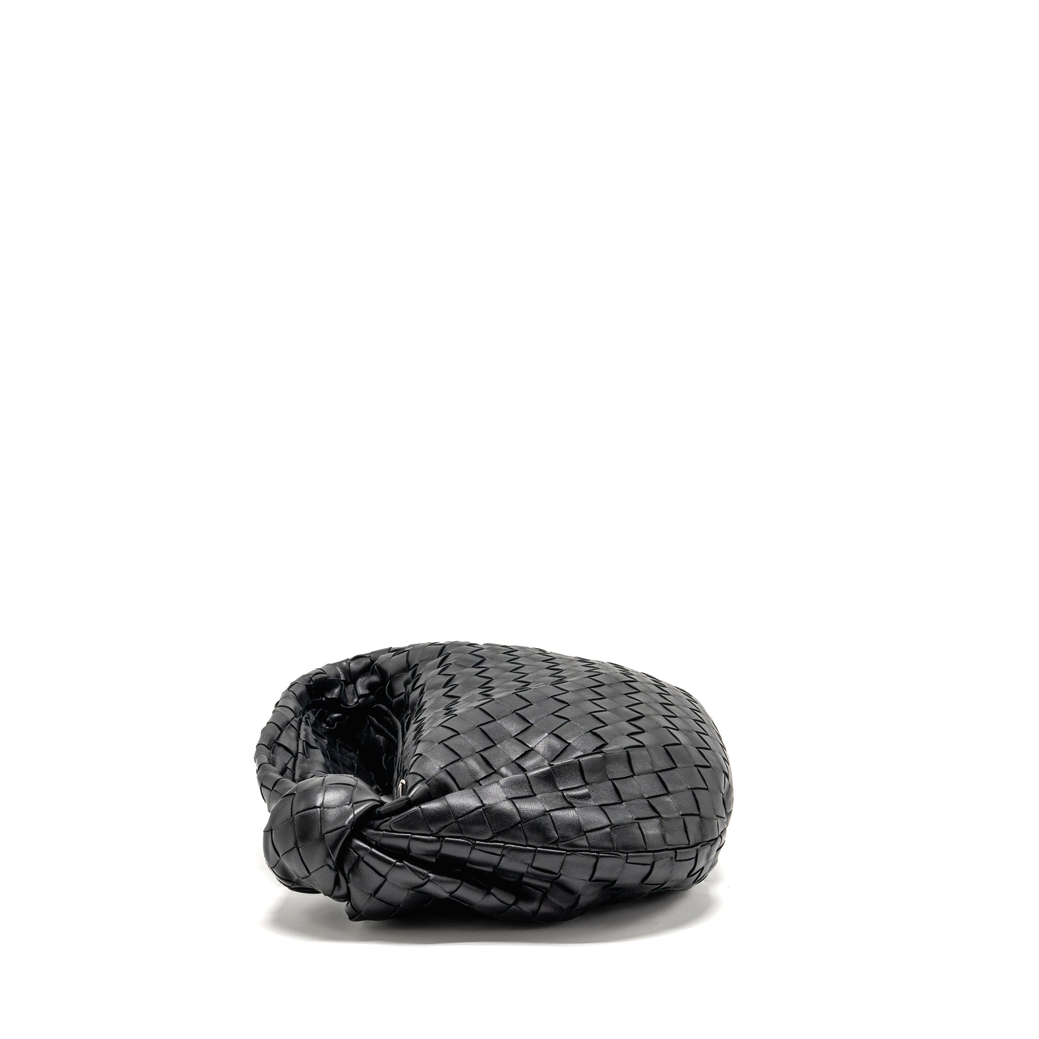 bottega-veneta-small-jodie-lambskin-black-shw-1