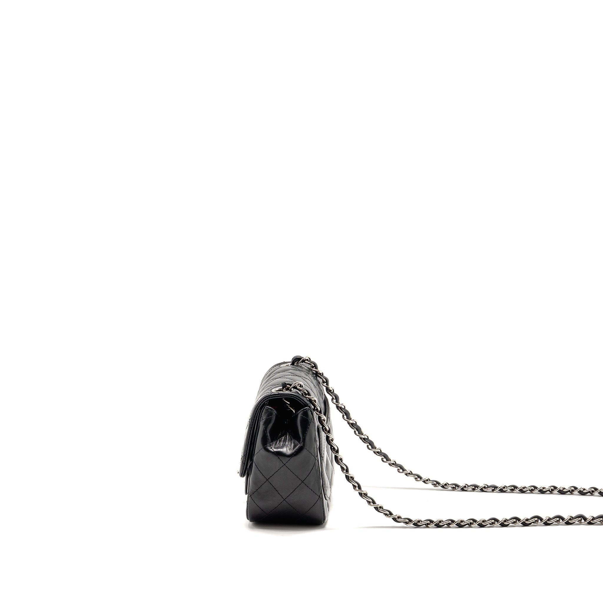chanel-classic-mini-square-flap-bag-lambskin-black-shw
