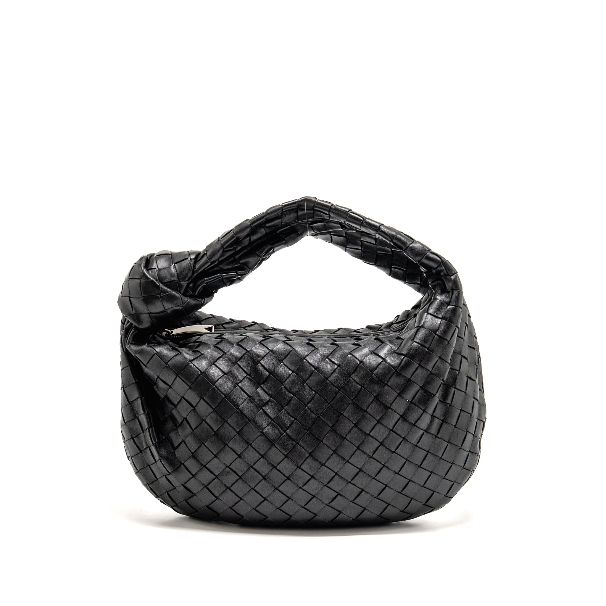 bottega-veneta-small-jodie-lambskin-black-shw-1