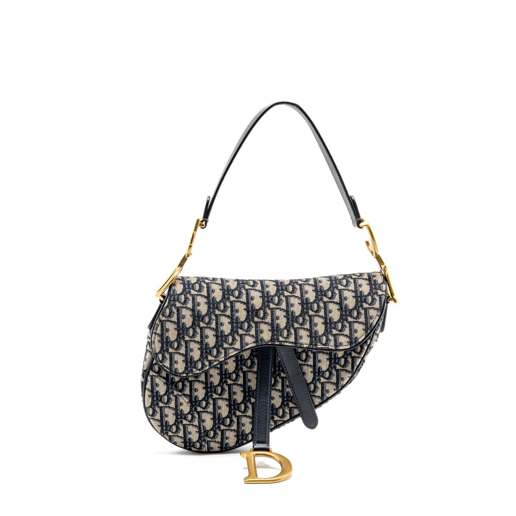 dior-medium-saddle-bag-blue-oblique-canvas-calfskin-ghw