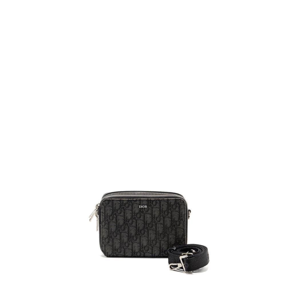 dior-wallet-on-strap-oblique-canvas-leather-black-shw