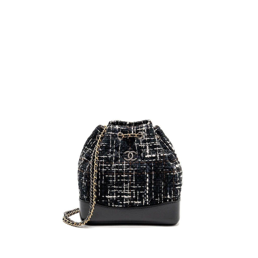 chanel-small-gabrielle-tweed-backpack-black-white-brown-multicolour-hardware