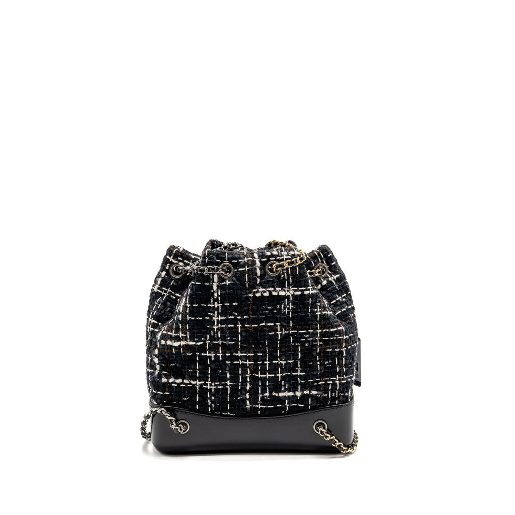 chanel-small-gabrielle-tweed-backpack-black-white-brown-multicolour-hardware
