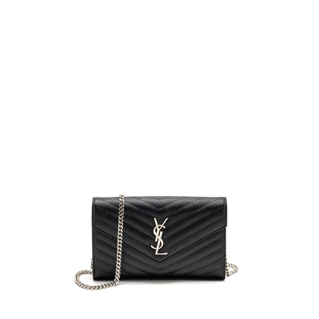 saint-laurent-ysl-envelope-chain-wallet-calfskin-black-shw-copy