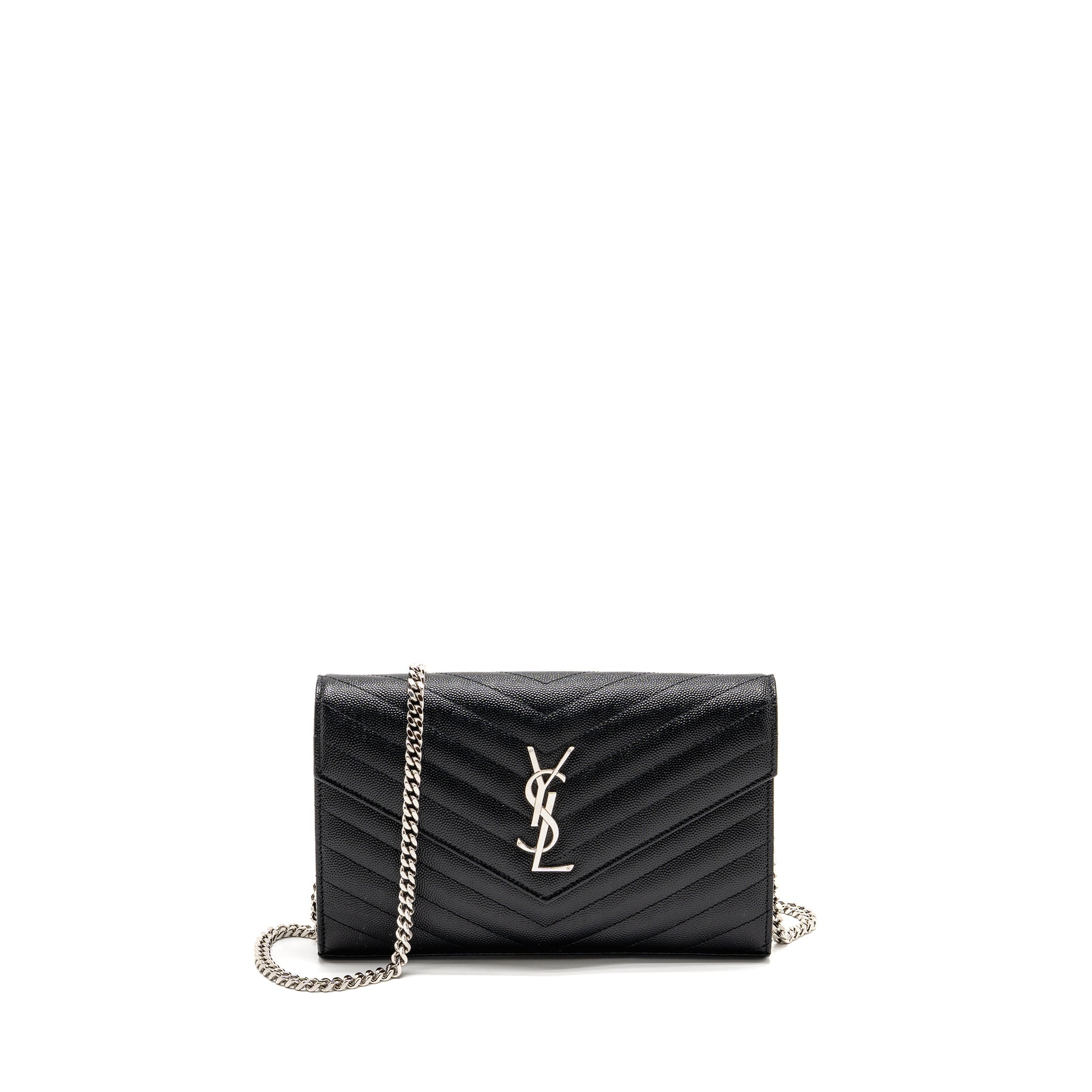 saint-laurent-ysl-envelope-chain-wallet-calfskin-black-shw-copy