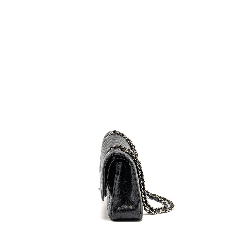 chanel-medium-classic-double-flap-bag-caviar-black-shw-11
