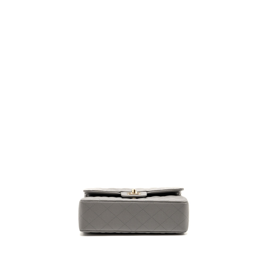 chanel-small-classic-double-flap-bag-caviar-dark-grey-lghw-microchip