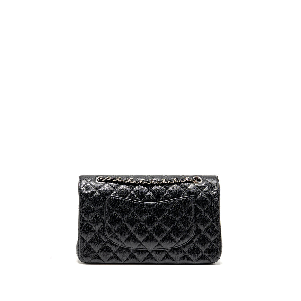 chanel-medium-classic-double-flap-bag-caviar-black-shw-11
