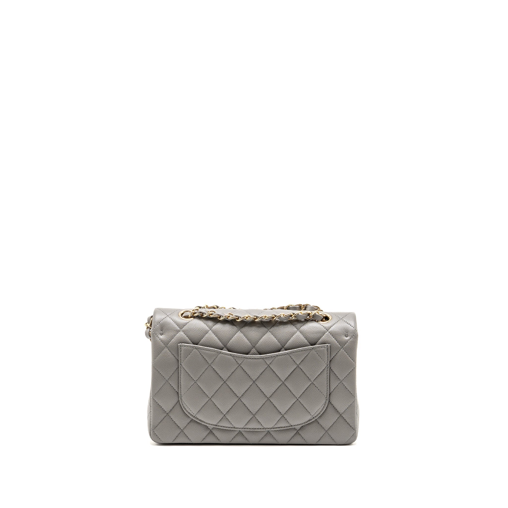 chanel-small-classic-double-flap-bag-caviar-dark-grey-lghw-microchip