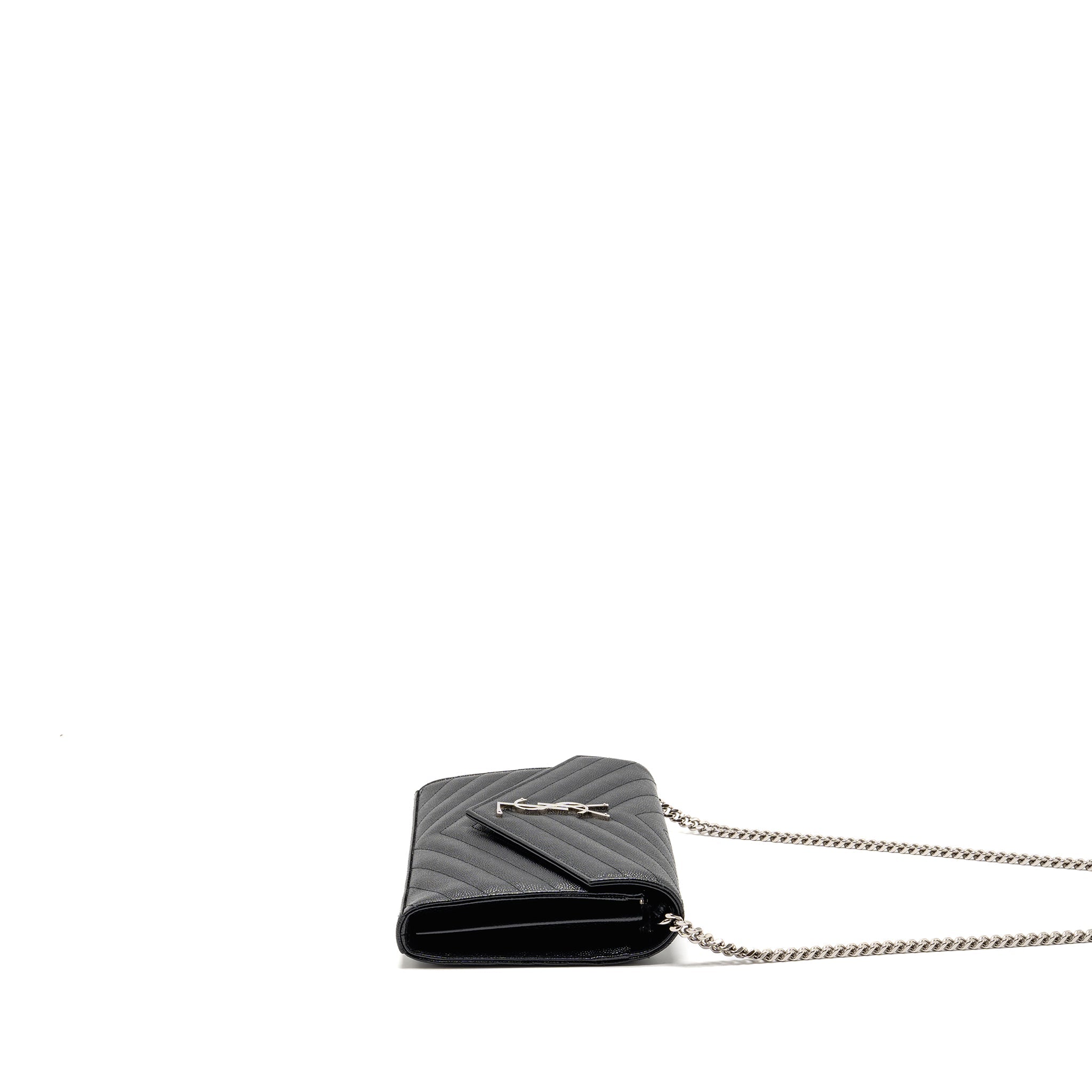 saint-laurent-ysl-envelope-chain-wallet-calfskin-black-shw-copy