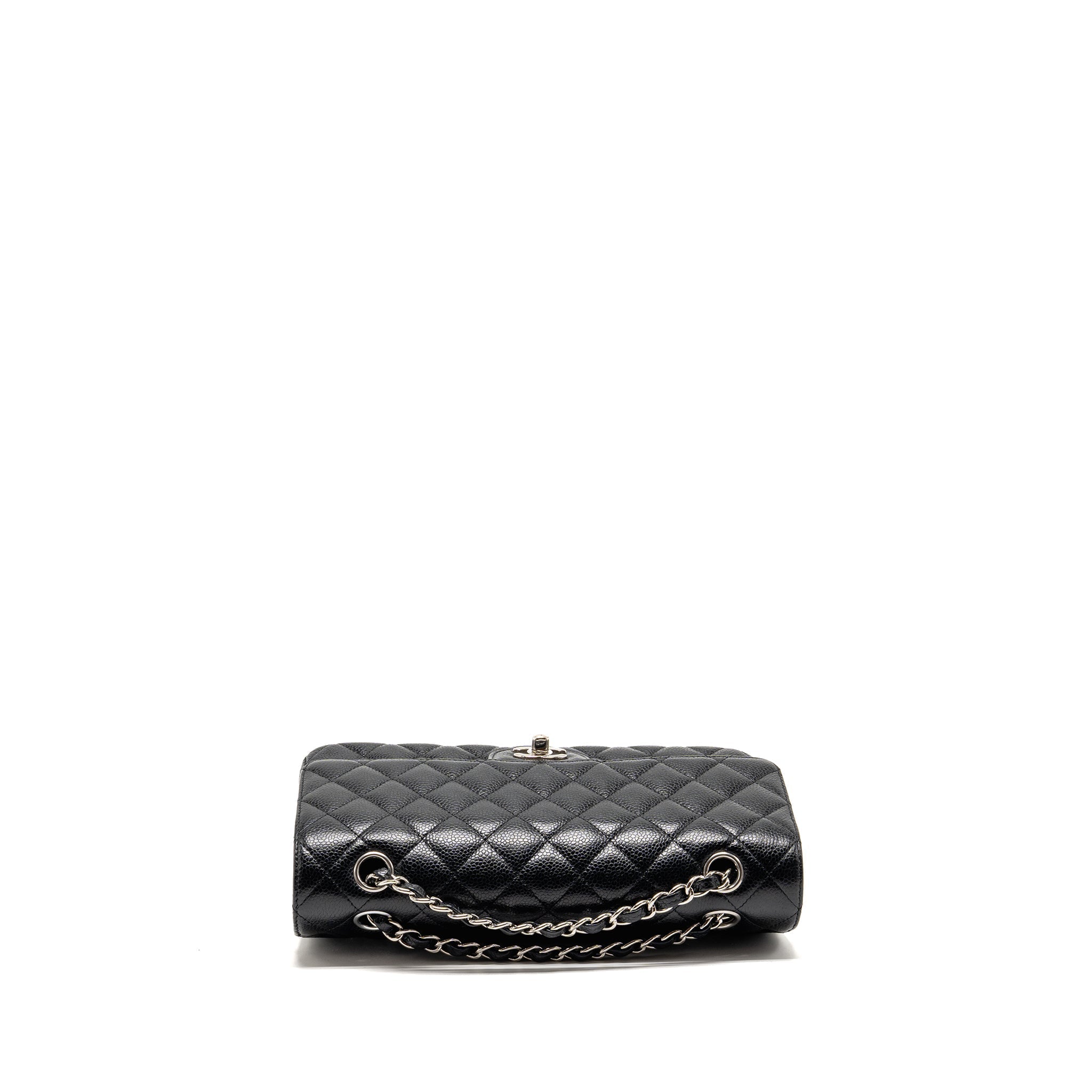 chanel-medium-classic-double-flap-bag-caviar-black-shw-11