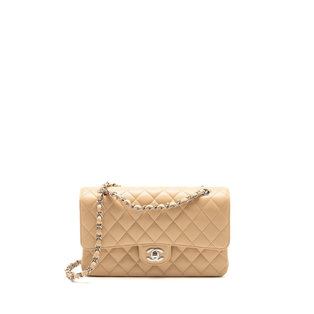 chanel-medium-classic-double-flap-bag-caviar-beige-shw-microchip