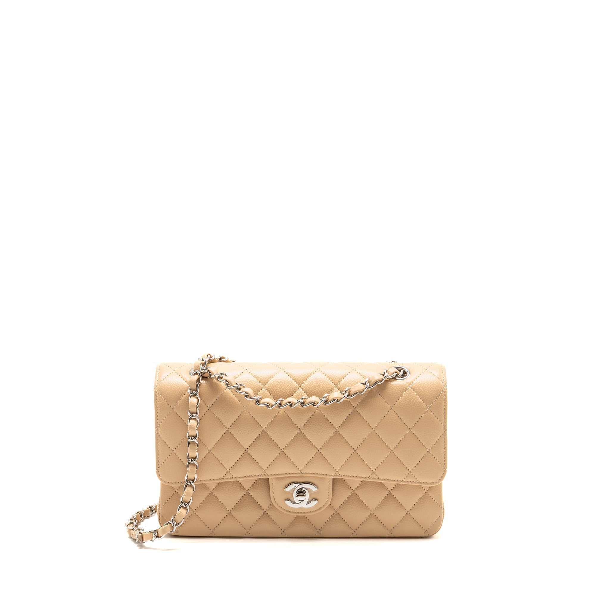chanel-medium-classic-double-flap-bag-caviar-beige-shw-microchip