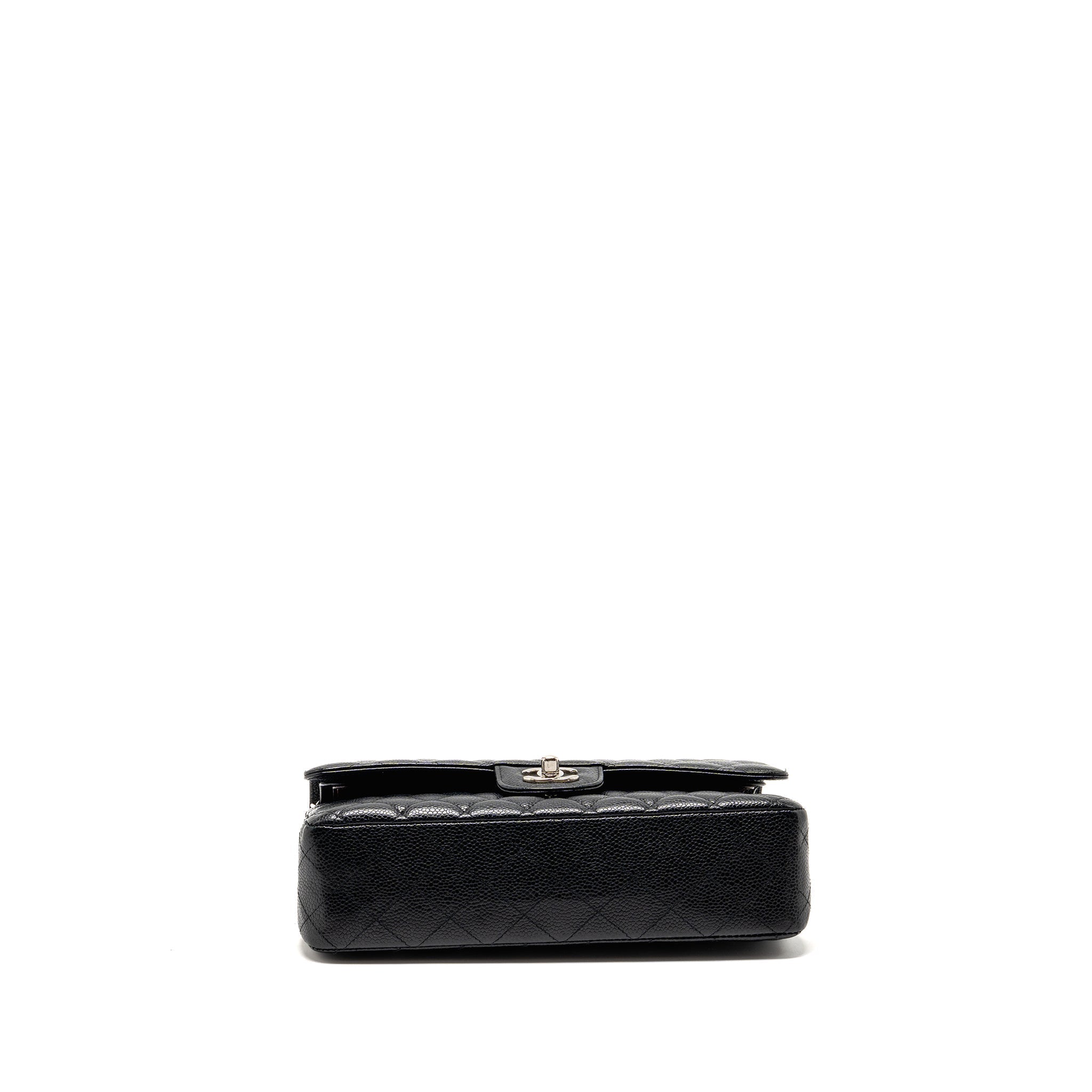 chanel-medium-classic-double-flap-bag-caviar-black-shw-11
