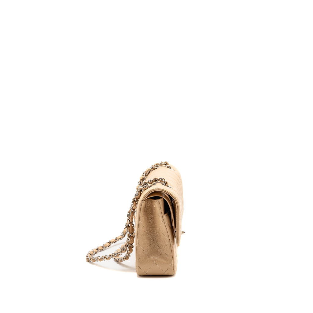 chanel-medium-classic-double-flap-bag-caviar-beige-shw-microchip