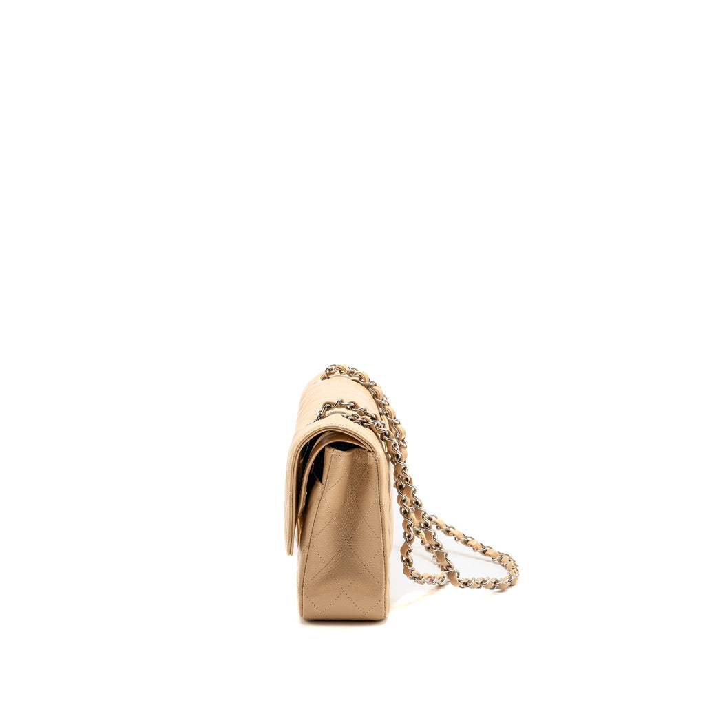 chanel-medium-classic-double-flap-bag-caviar-beige-shw-microchip