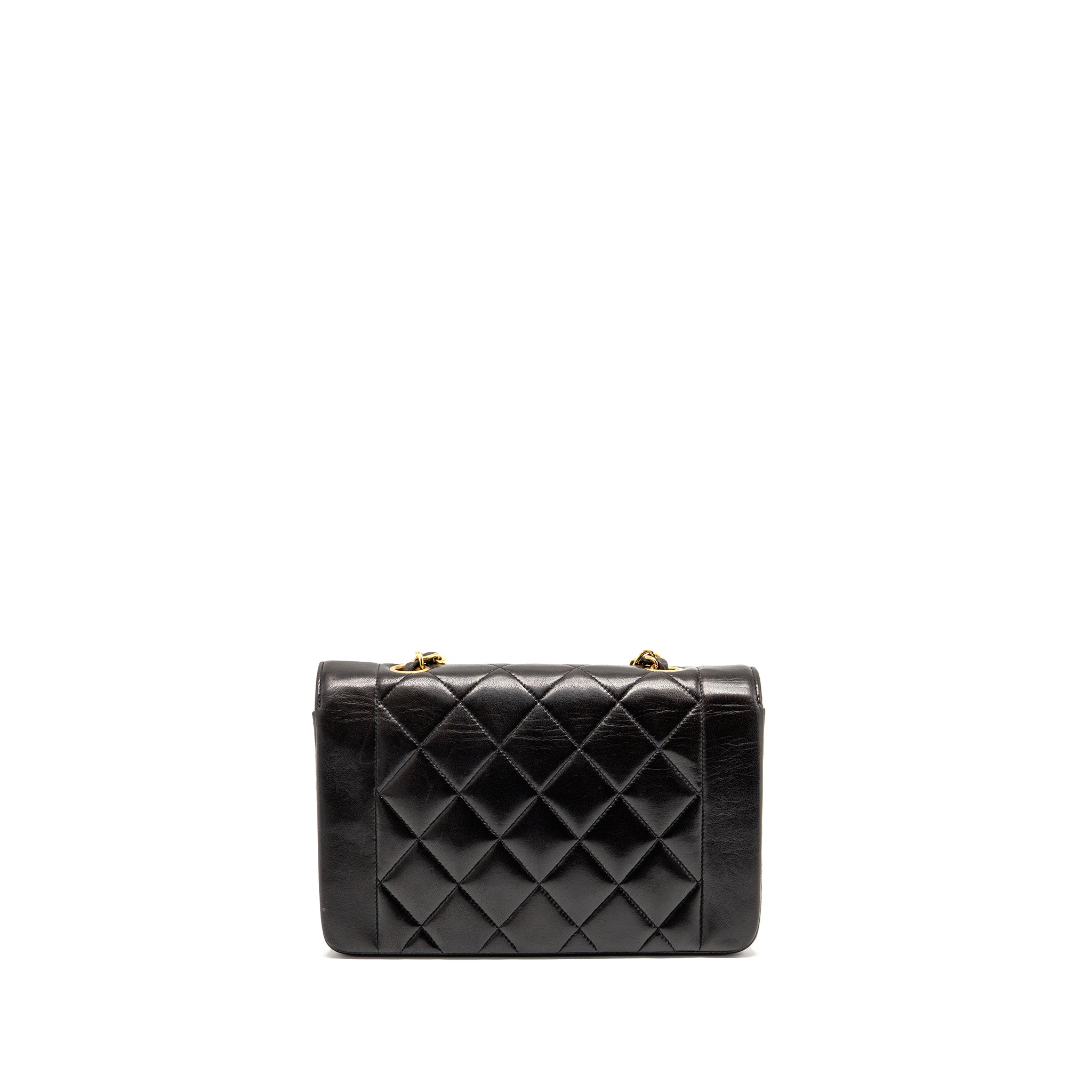 chanel-vintage-small-diana-quilted-flap-bag-lambskin-black-ghw