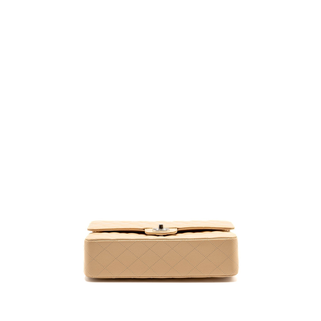 chanel-medium-classic-double-flap-bag-caviar-beige-shw-microchip