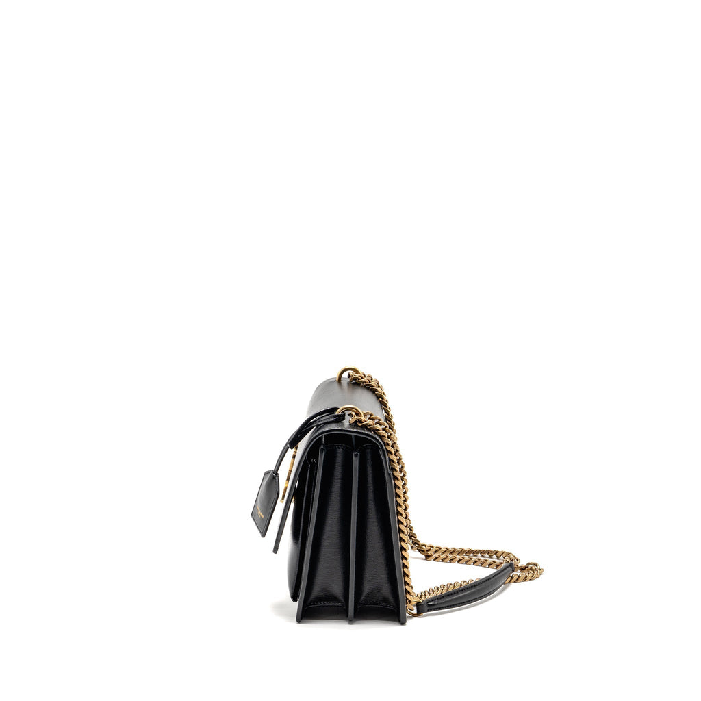 saint-laurent-ysl-medium-sunset-bag-smooth-leather-black-ghw