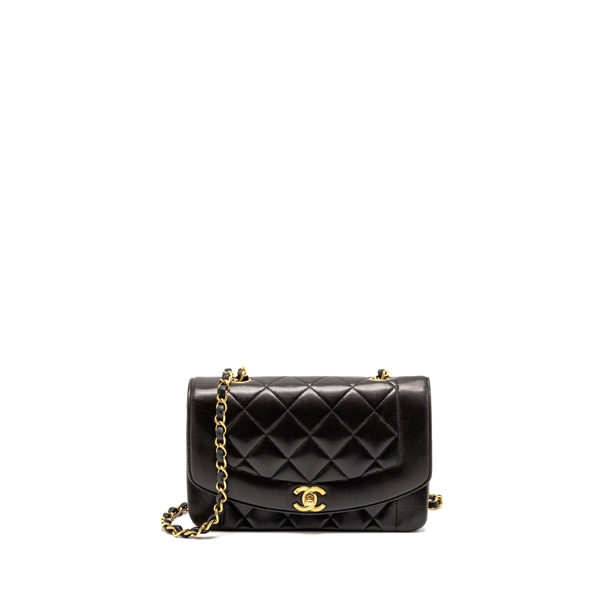 chanel-vintage-small-diana-quilted-flap-bag-lambskin-black-ghw