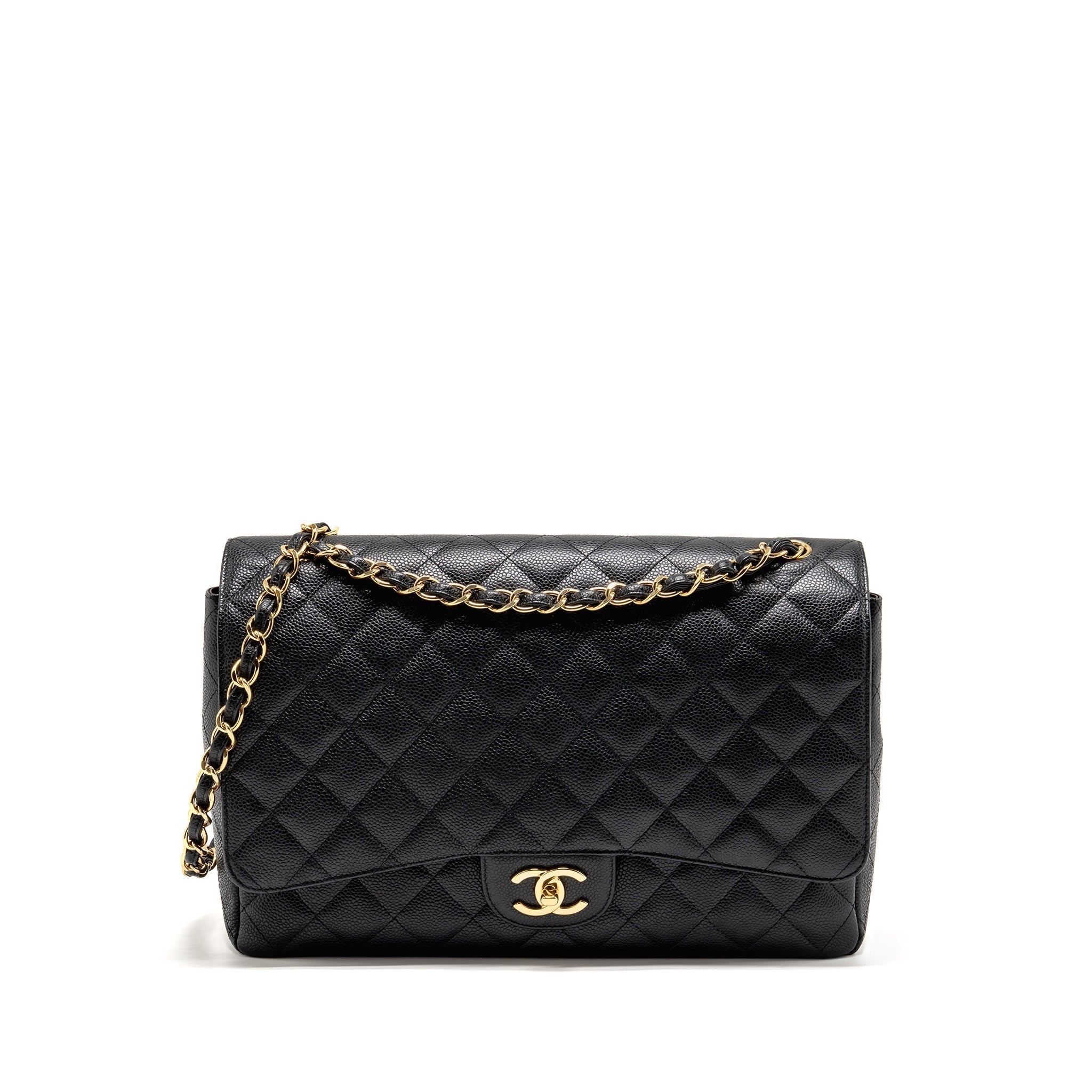 chanel-maxi-classic-double-flap-bag-caviar-black-ghw-1