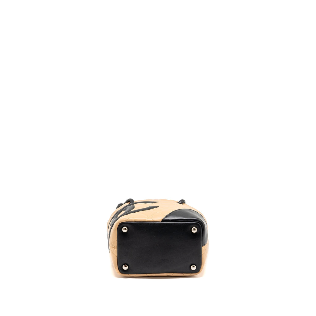 chanel-cambon-tote-bag-lambskin-beige-black-shw-copy