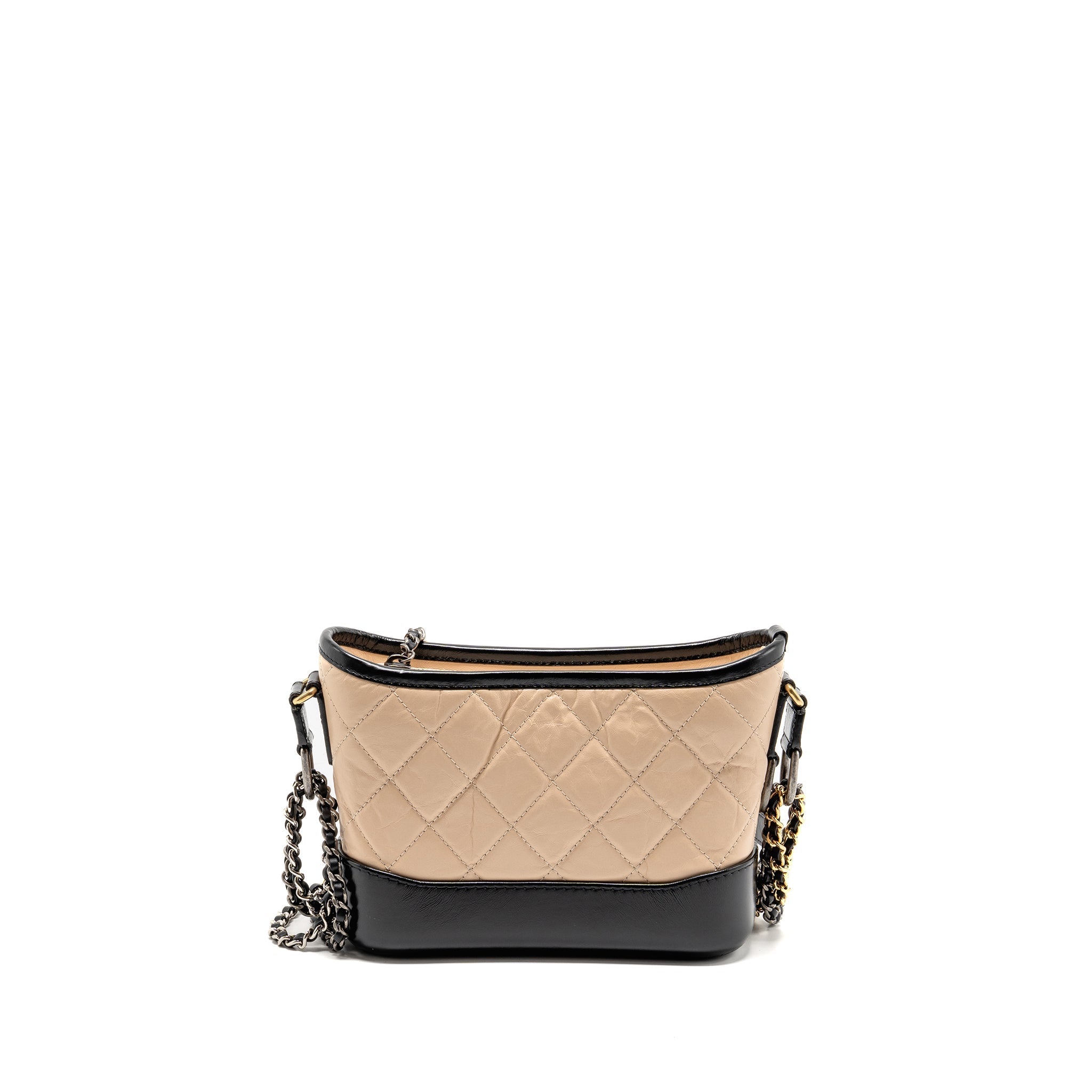 chanel-small-gabrielle-hobo-bag-aged-calfskin-beige-black-multicolour-hardware-copy