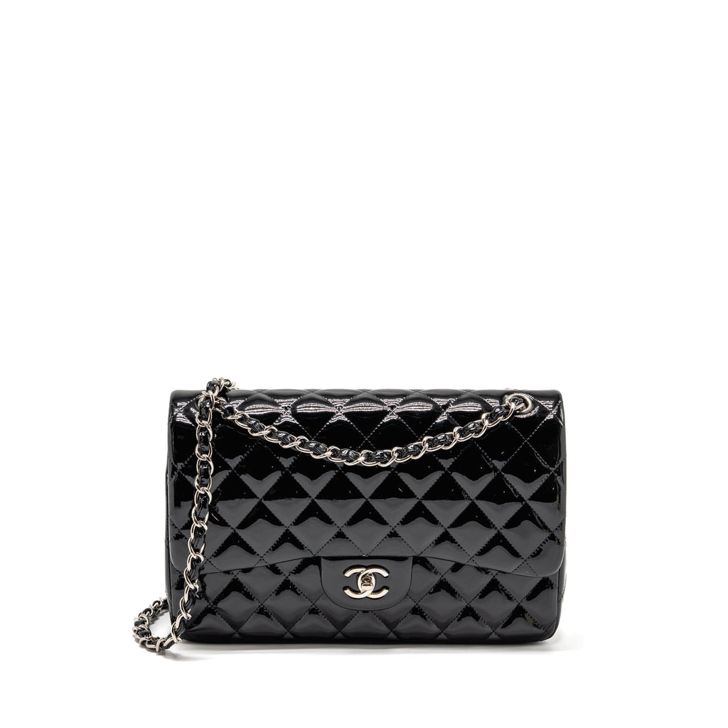 chanel-jumbo-classic-double-flap-bag-patent-black-shw-2
