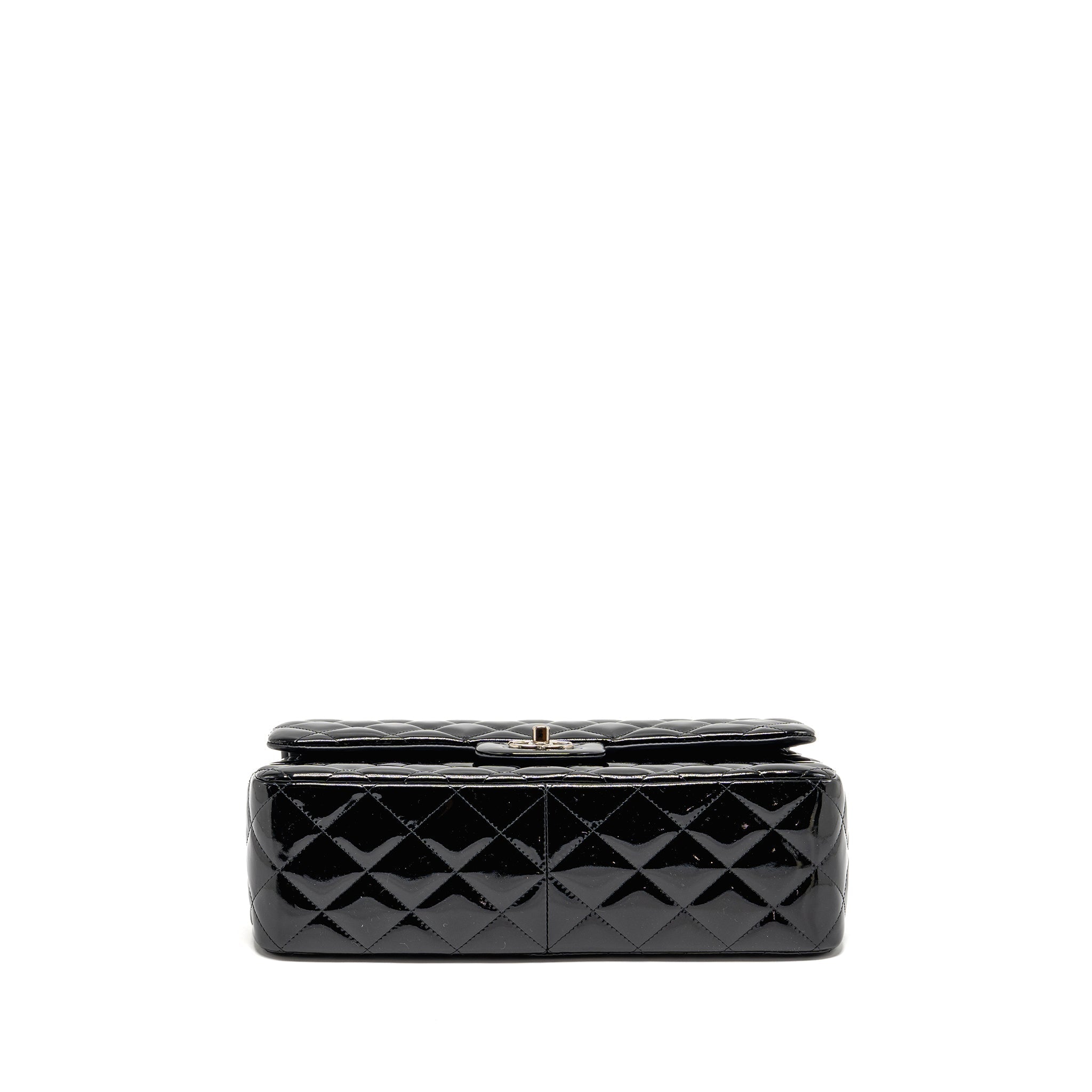 chanel-jumbo-classic-double-flap-bag-patent-black-shw-2