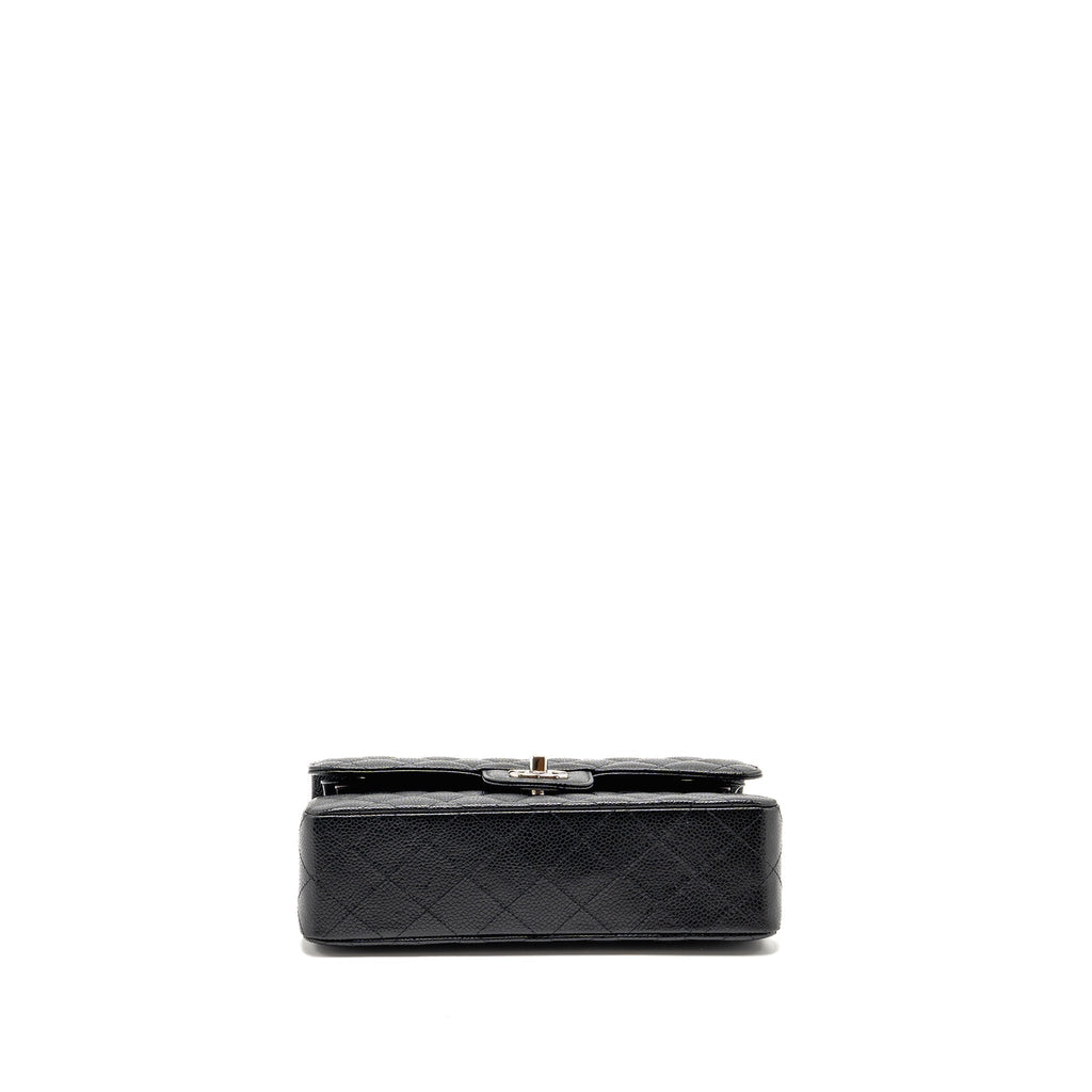 chanel-small-classic-double-flap-bag-caviar-black-shw-1