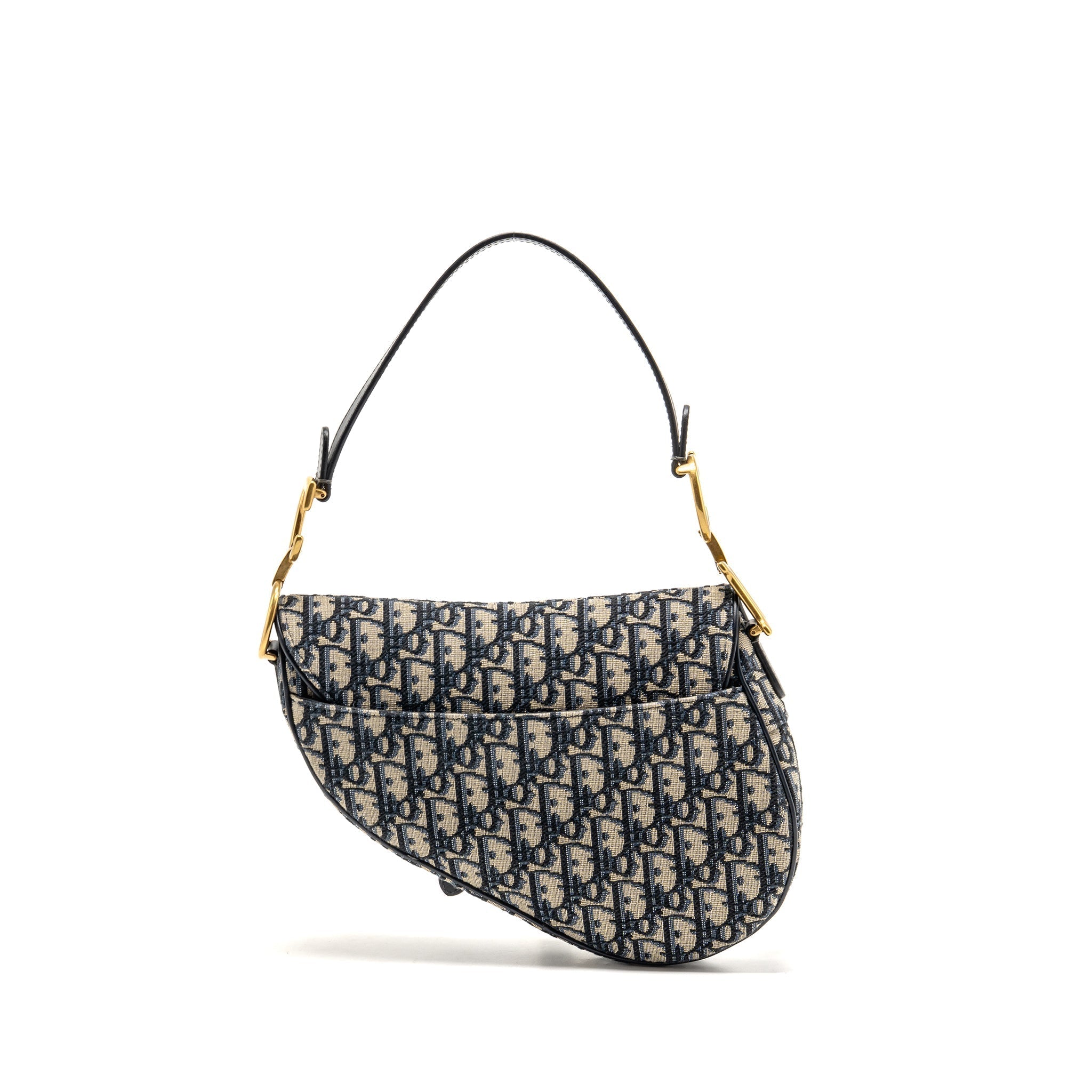 dior-medium-saddle-bag-blue-oblique-canvas-ghw-1