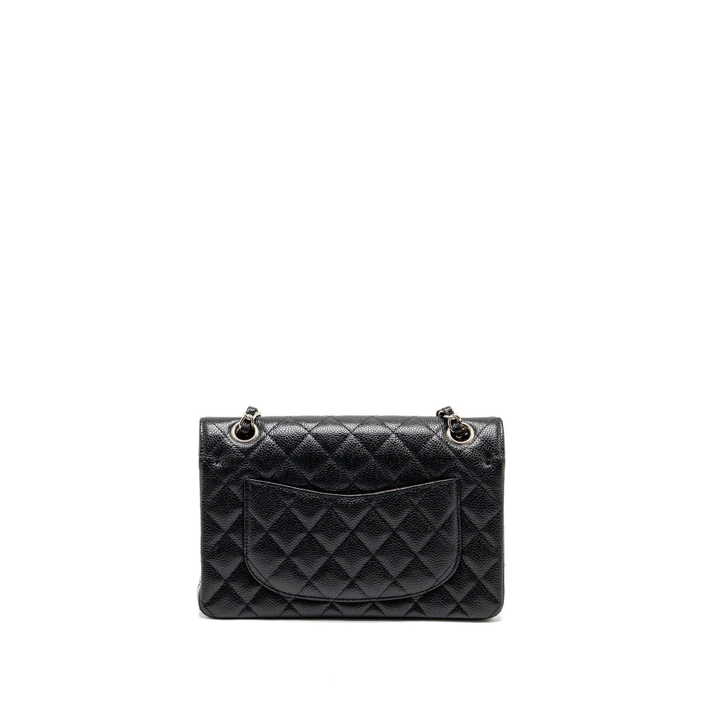 chanel-small-classic-double-flap-bag-caviar-black-shw-1