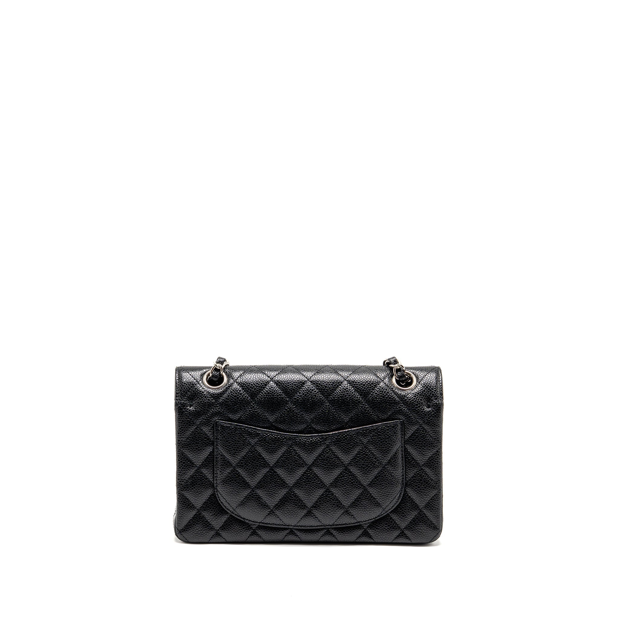 chanel-small-classic-double-flap-bag-caviar-black-shw-1