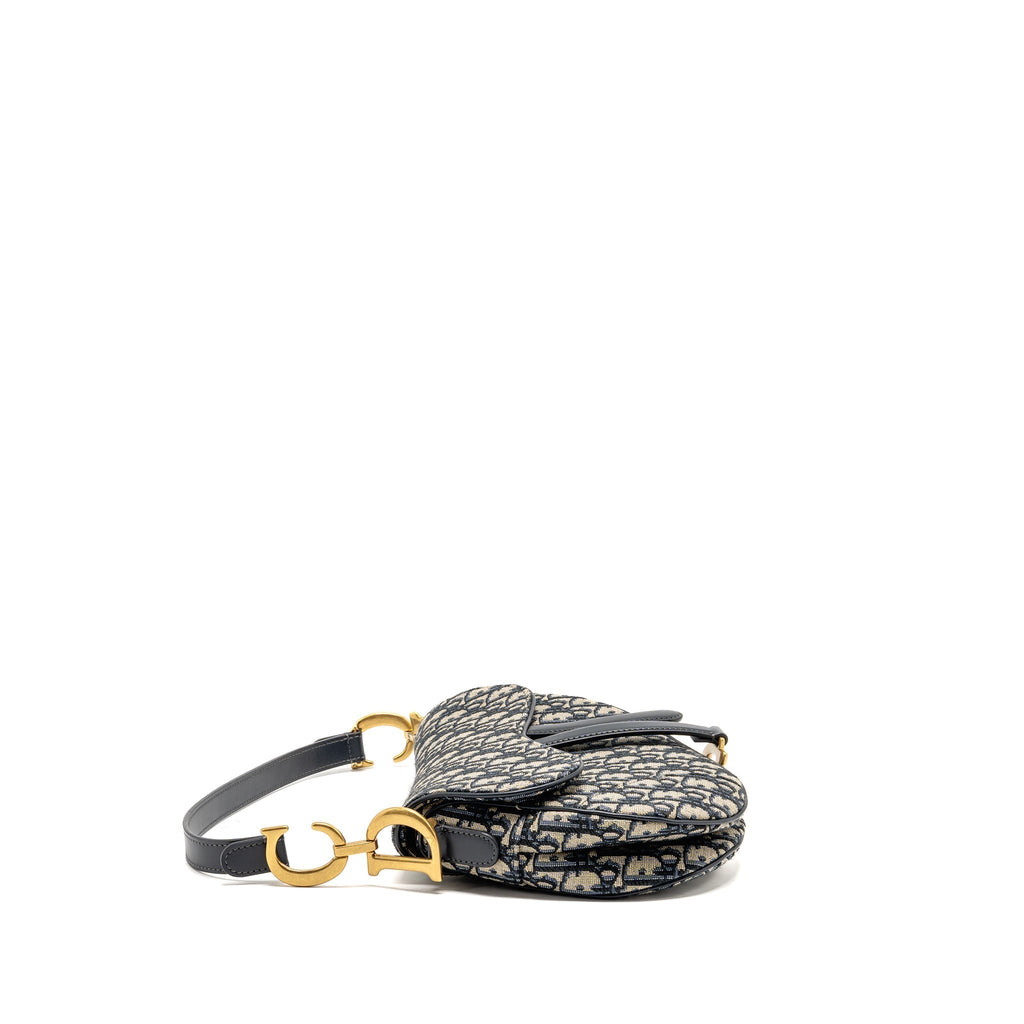 dior-medium-saddle-bag-blue-oblique-canvas-ghw-1