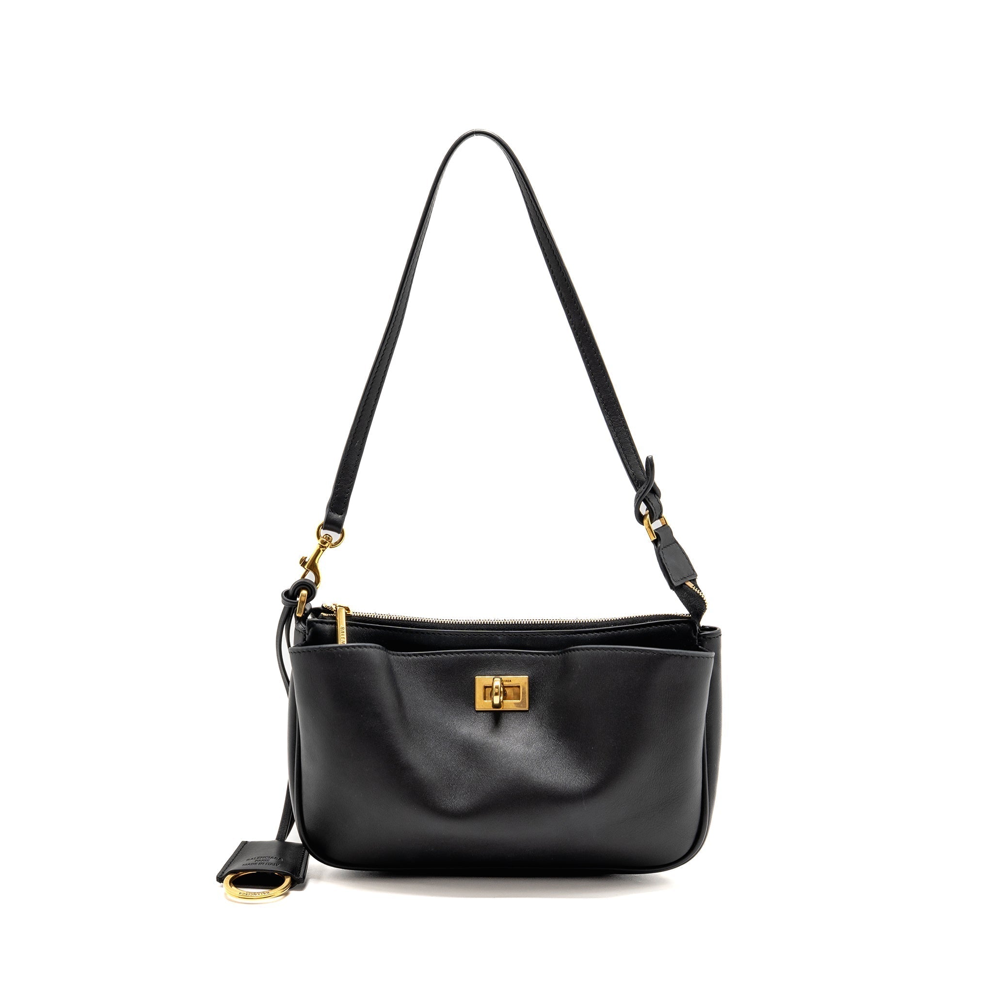 balenciaga-rodeo-sling-pochette-calfskin-black-ghw